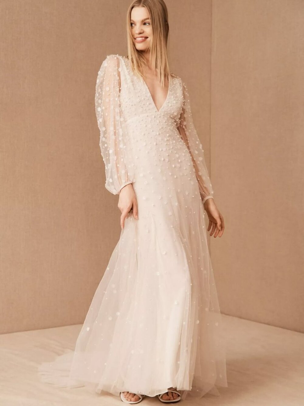 BHLDN Isla Wedding Gown Size 14 Sample